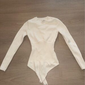 Abercrombie & Fitch Cream Bodysuit